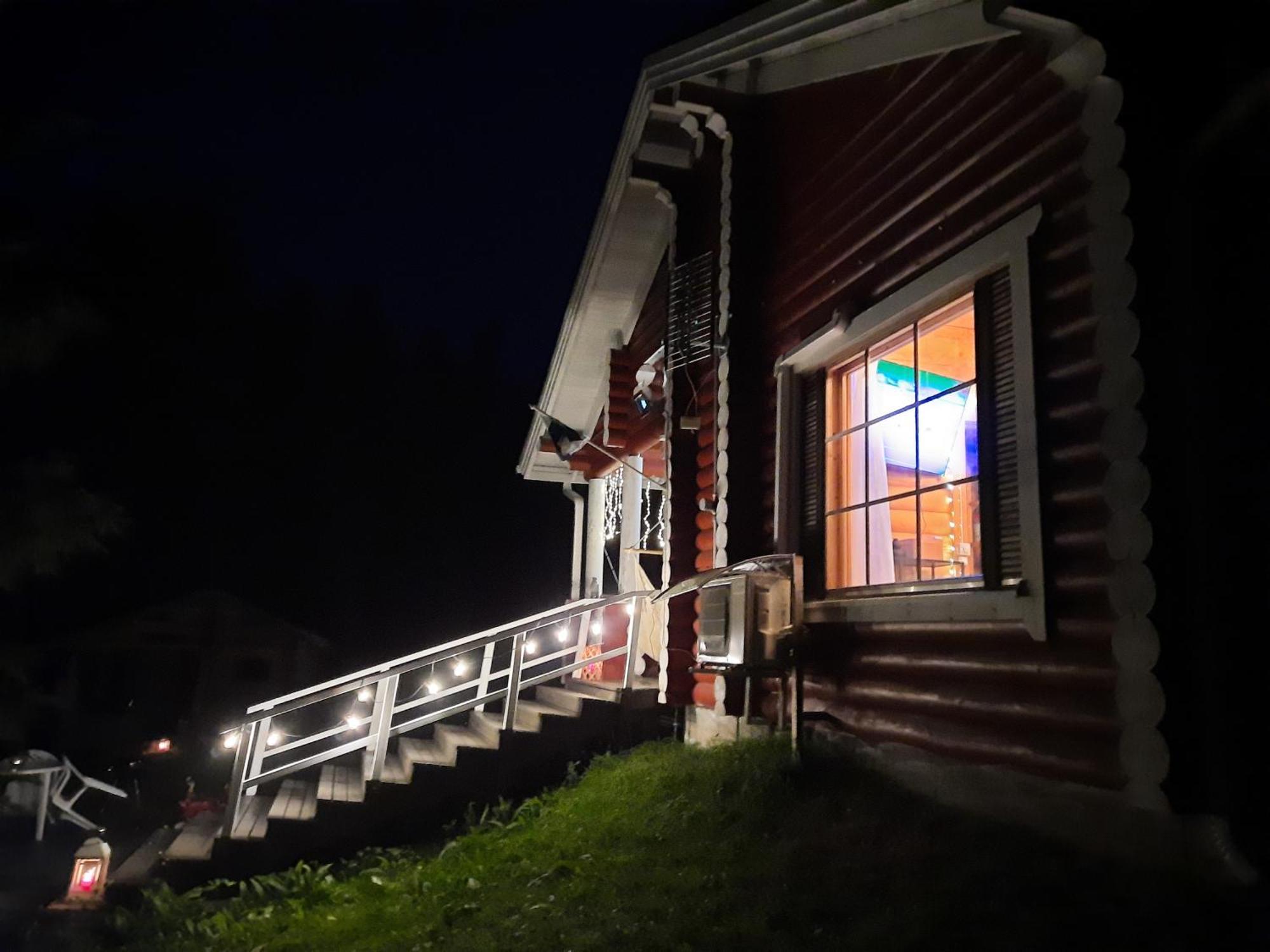 Lapin Villa Hiisi Joen Rannalla Ranua Exteriör bild