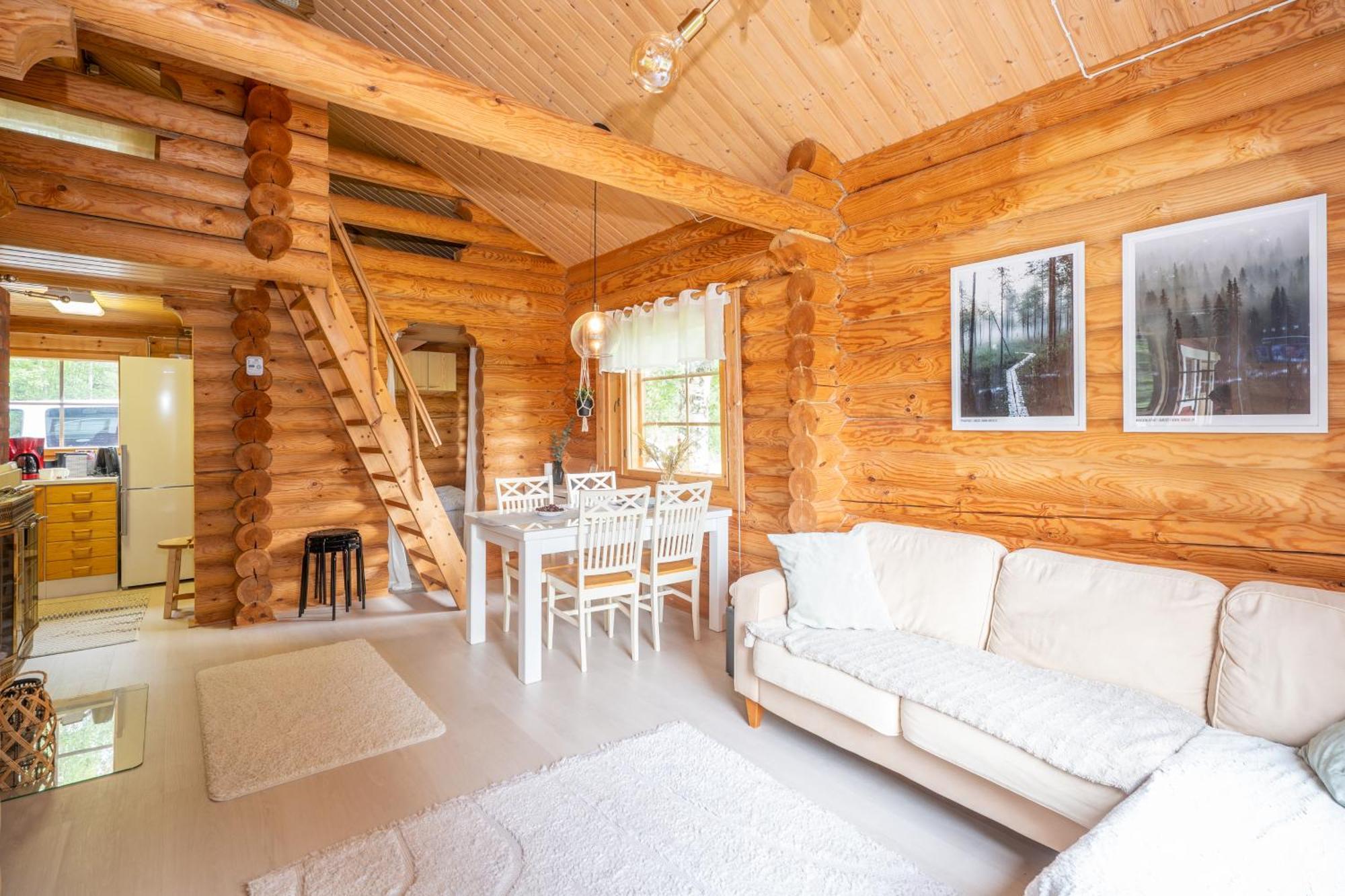 Lapin Villa Hiisi Joen Rannalla Ranua Exteriör bild