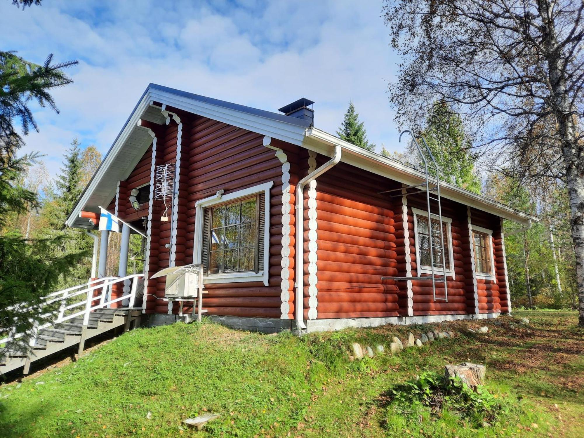 Lapin Villa Hiisi Joen Rannalla Ranua Exteriör bild